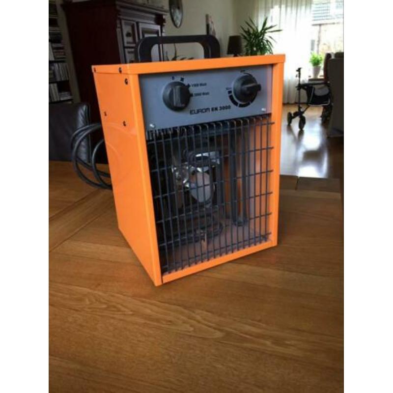 Nieuwe werkplaats / garage kachel 3000W regelbaar (weg. Verh