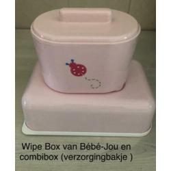Wipe Box van Bébé-Jou en combibox (verzorgingbakje )