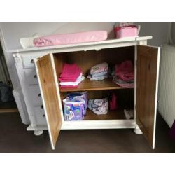 Houten commode wit