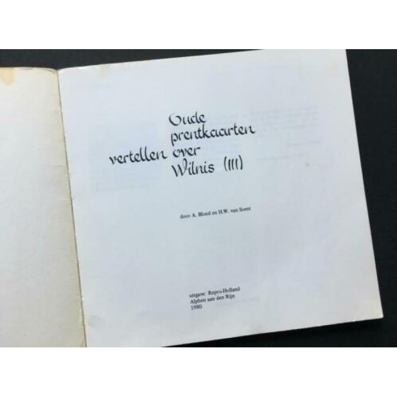 Oude prentbriefkaarten vertellen over Wilniss (1970)