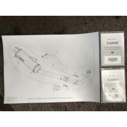Akrapovic uitlaatsysteem Yamaha YZF-R125 YZFR125 2019 2020