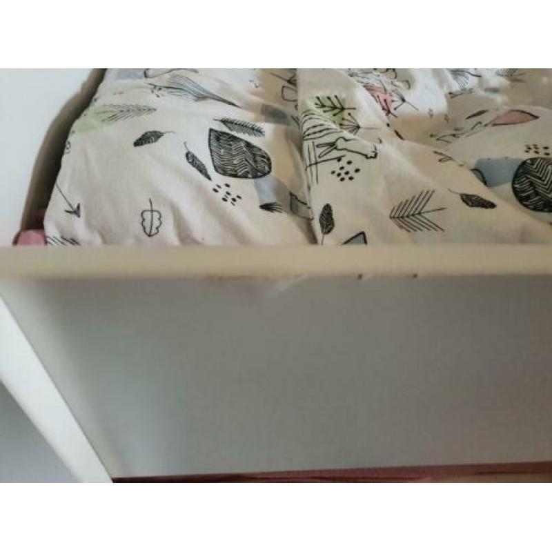 Flexa halfhoogslaper wit met lattenbodem