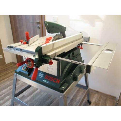 bosch pts 10 zaagtafel nog als nieuw met onderstel