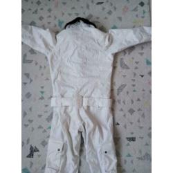 Roxy Onesuit maat M, gebroken wit met glitter gouden lijnen
