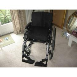 Rolstoel Quickie 2 met anti-decubitus kussen.