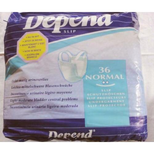 Depend slip, heupwijdte tot 140 cm, unieke heupelastieken