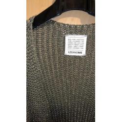 LEEANDME vest goud/brons glitter