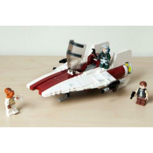 Star Wars A-wing Fighter 75003 met 3 poppetjes / minifiguren