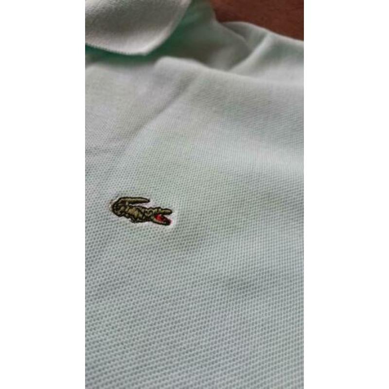 Mint groen tshirt polo van Lacoste mt 10