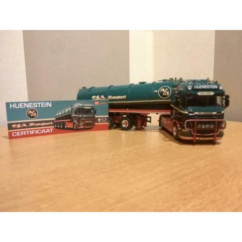 Wsi Scania huenestein met mest oplegger P.G.A.transport.