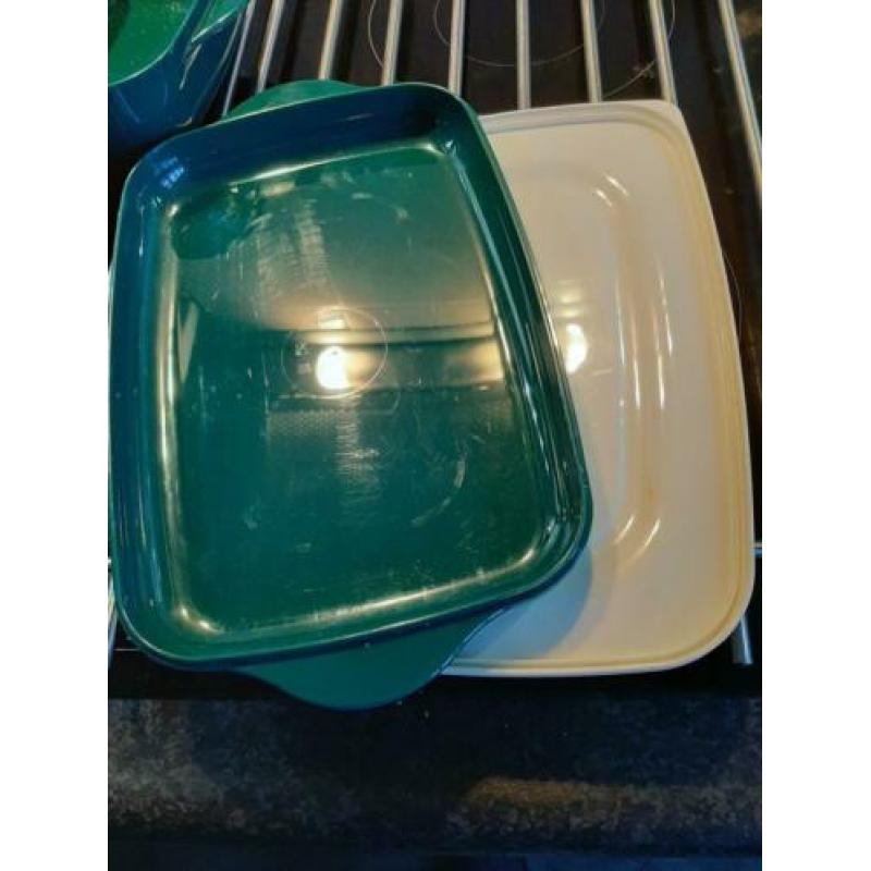 Tupperware magnetron stoomschaal