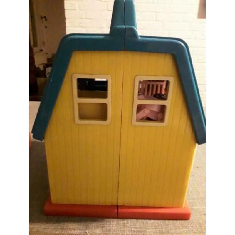 Meeneem speelhuisje met sesamstraat figuurtjes