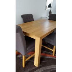 eethoek tafel160x90x78 hoog