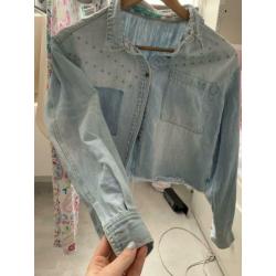 Dames denim jacket jasje blouse kleding top