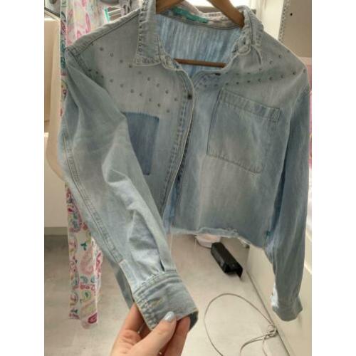 Dames denim jacket jasje blouse kleding top