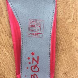 Lederen meisjes laars mt 34-35