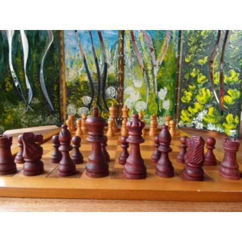 schaakspel ,grote lichtgewicht schaakstukken