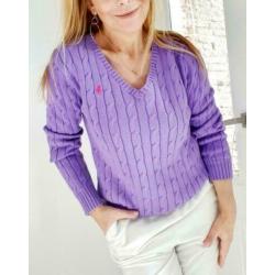 ⭑ POLO - RALPH LAUREN⭑ | Mooie diep paarse trui - S/M