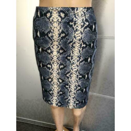 C515 Only-M: Maat 38=M rok rokje blauw