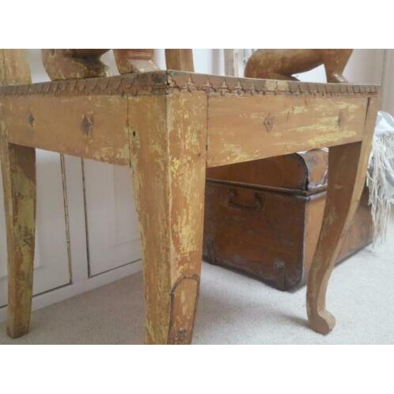 Brocante Antieke Koloniale stoel