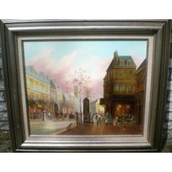 John Haanstra(1945-) Parijs jaren 20 Stadsgezicht