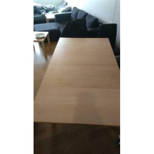 Uitschuif tafel