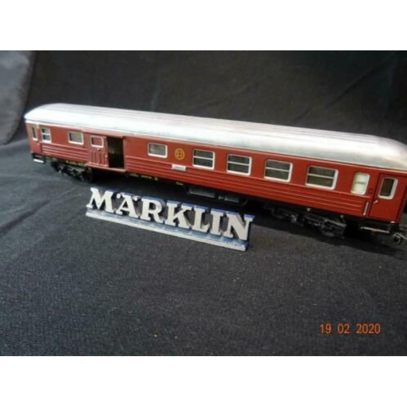 069=Marklin 4031 Bagage-pak wagen van de Zweedse spoorwegen.