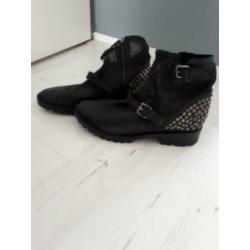 Vintage Century leer laarsjes 37