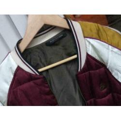 Maison Scotch and Soda aan 2 kanten Reversible Bomber Jas,
