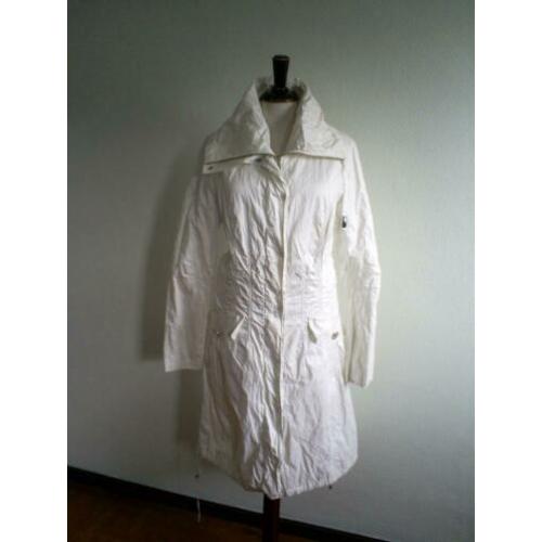 als nieuw! ecru kleurige zomerjas mt. 38 met veel details