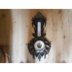 9261 Antieke Holosteric Barometer uit 1880, Hollands fabr.