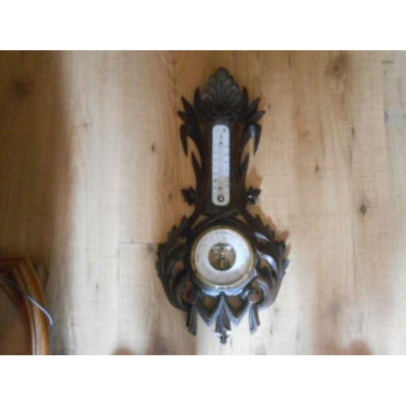 9261 Antieke Holosteric Barometer uit 1880, Hollands fabr.