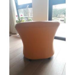 Mooie leren fauteuil