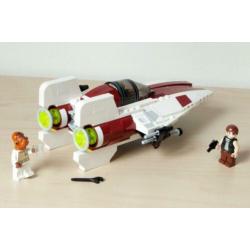 Star Wars A-wing Fighter 75003 met 3 poppetjes / minifiguren