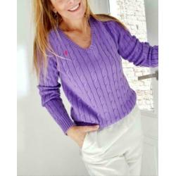⭑ POLO - RALPH LAUREN⭑ | Mooie diep paarse trui - S/M