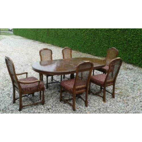 348, mahoniehouten eethoek te koop