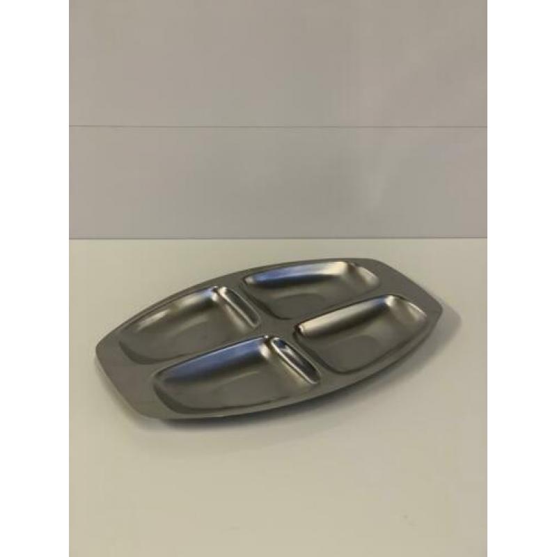 Alessi vintage design dienblad / serveerblad zilver
