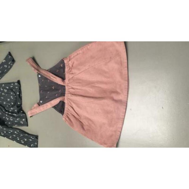 Zara jurk en longsleeve Zgan maat 110