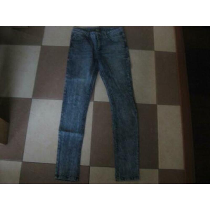 blauwe stone wash spijkerbroek Denim Co, maat w28/29