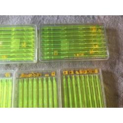 adv 129 / NIEUW set 5 tuigenopberg casettes