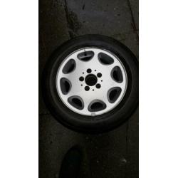 W124 stalen velgen, 8-gaats velg, Audi A4 A6 winterbanden