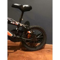 Oranje BMX crossfiets 14 inch