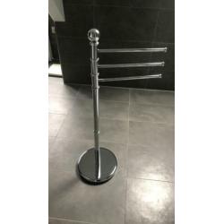 Handdoekenrek, metaal. 91cm.