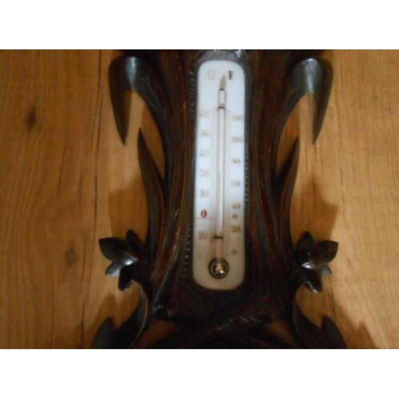 9261 Antieke Holosteric Barometer uit 1880, Hollands fabr.