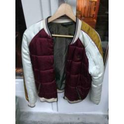Maison Scotch and Soda aan 2 kanten Reversible Bomber Jas,