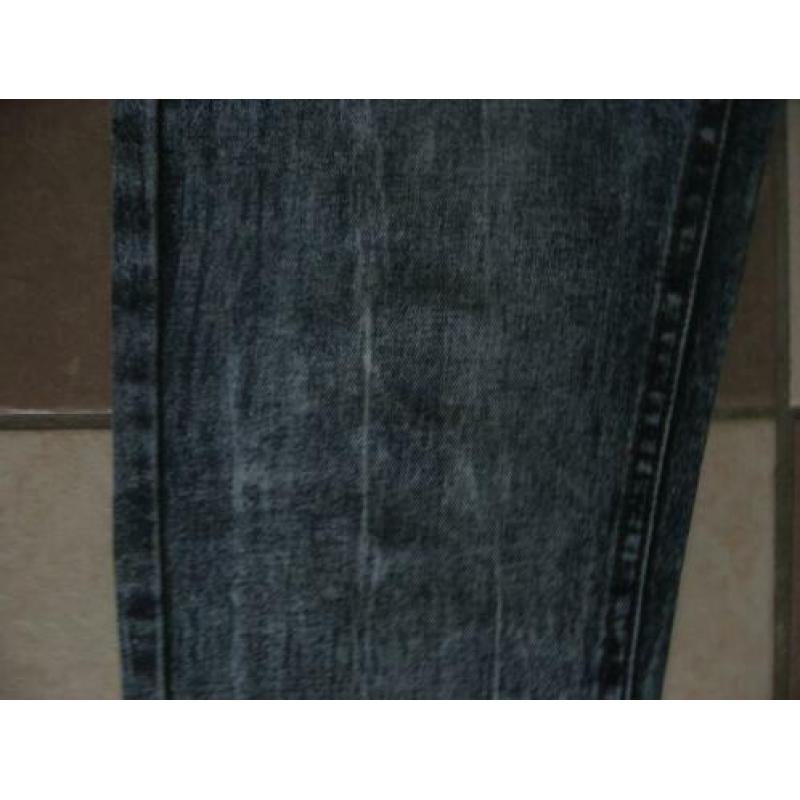 blauwe stone wash spijkerbroek Denim Co, maat w28/29