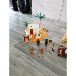 Playmobil egypte piramide sfinx en grafrover schuilplaats