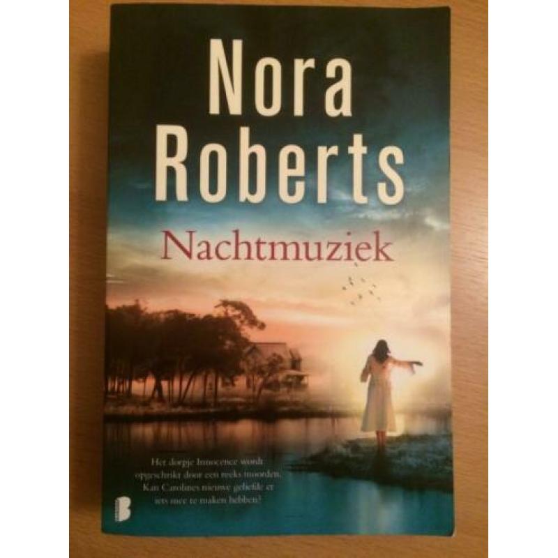 Middernacht, strandhuis, schilder, nachtmuziek Nora Roberts