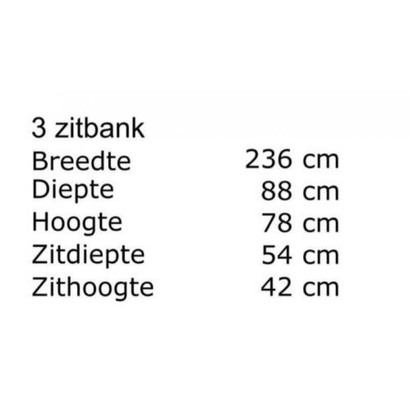 Hele mooie grijze 3zits bank, strak design z.g.a.n.