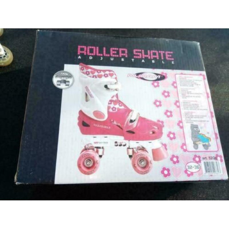 586, rolschaatsen, merk Nijdam, maat 32-36 te koop